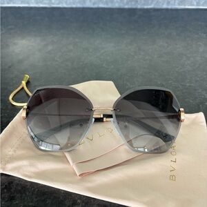 Bulgari Women's Gray Sunglasses